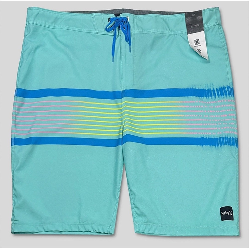 Hurley Weekender Board Shorts - NWT Mens‎ Size 38 Teal / Multi - #49551-K4